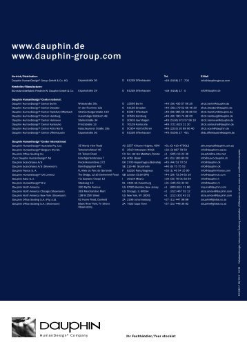 www.dauphin.de www.dauphin-group.com