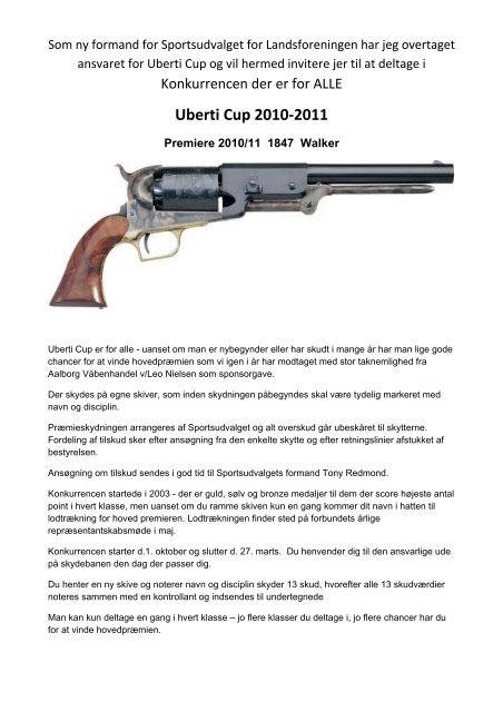 Uberti Cup 2010-2011