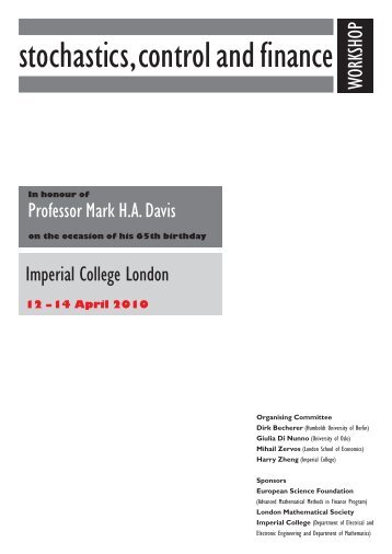 14 April 2010 - Imperial College London
