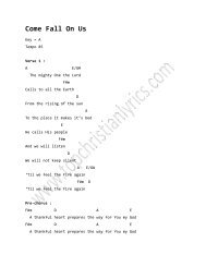 So Good To Me Chords A A A Shout Praises Kids Christian Lyrics