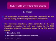 Inventory of the SPS Kickers - CERN