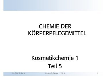 5 Spezielle Hautpflegeprodukte