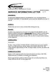 Service Letter 99-1