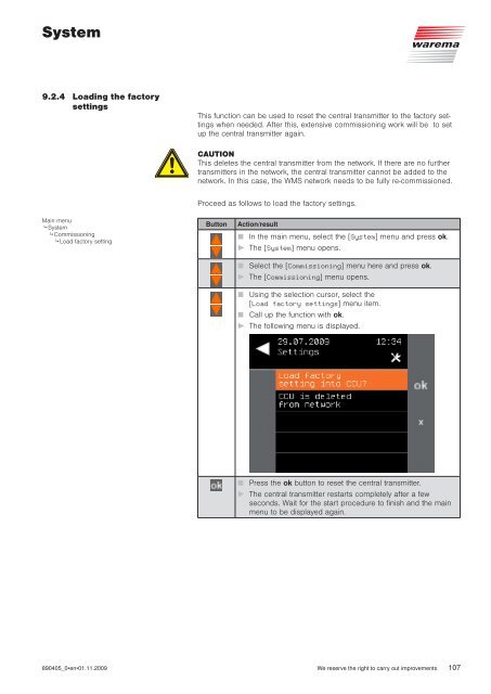 WAREMA Mobile SystemÃ‚Â® WMS Central transmitter