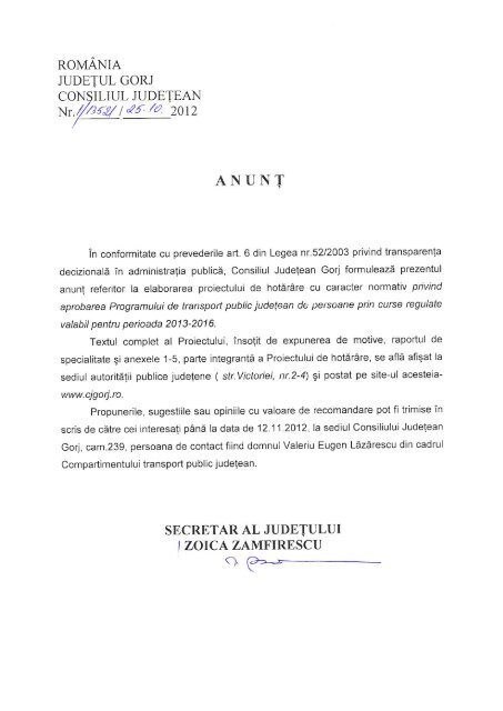 Dezbatere publicÄ - Proiect de hotÄrÃ¢re cu caracter normativ privind ...