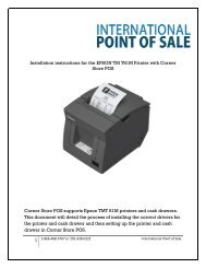 Installation Instruction for EPSON TM-T81 Receipt Printer