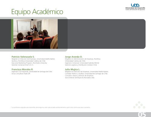 Descargar Brochure (PDF 291 KB) - Facultad de EconomÃ­a y ...