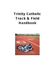 2010 Trinity Track and Field - Trinity Catholic High School