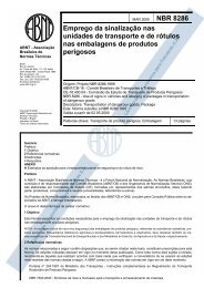 NBR 8286 Emprego da sinalizaÃ§Ã£o nas unidades de transporte e de ...