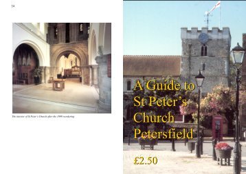 A Guide to St Peter's Church Petersfield A Guide to St Peter's ...