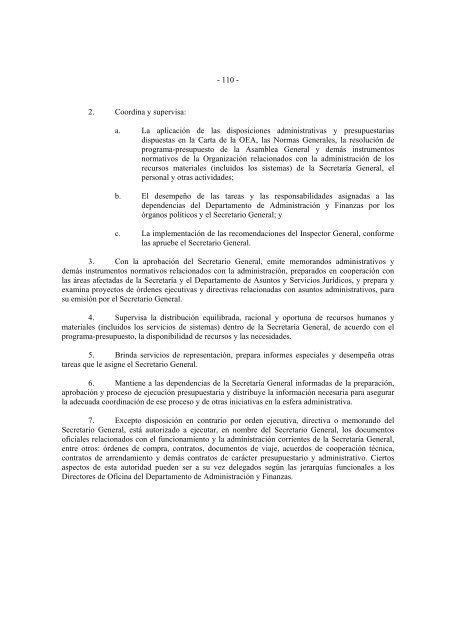 Reorganización de la Secretaria General - Resdal