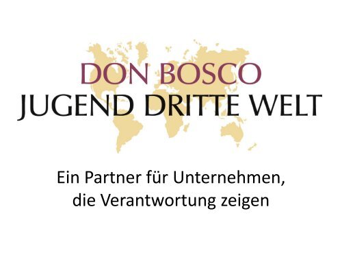 Don Bosco Jugend Dritte Welt