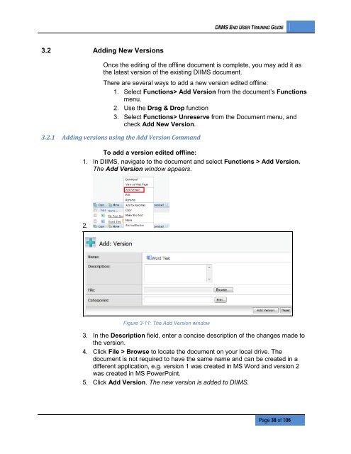 DIIMS End User Guide - Department of Public Works and Services