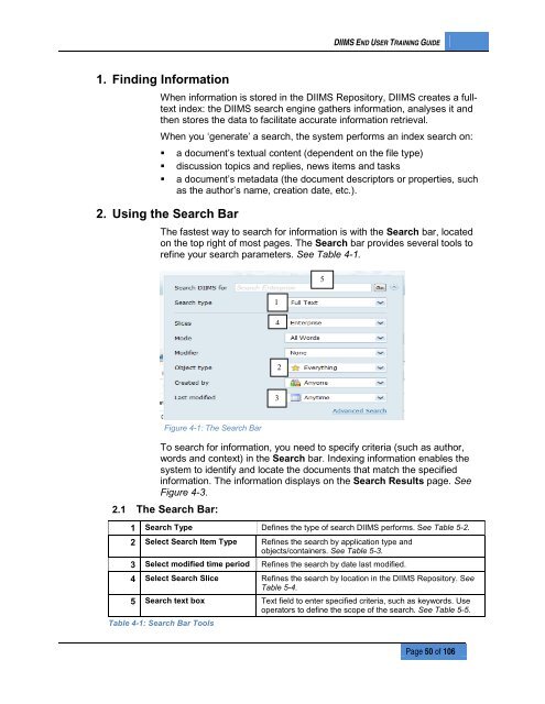 DIIMS End User Guide - Department of Public Works and Services