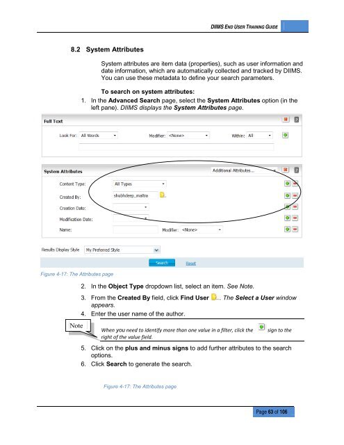 DIIMS End User Guide - Department of Public Works and Services