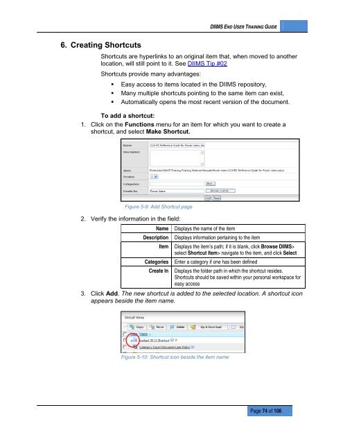 DIIMS End User Guide - Department of Public Works and Services