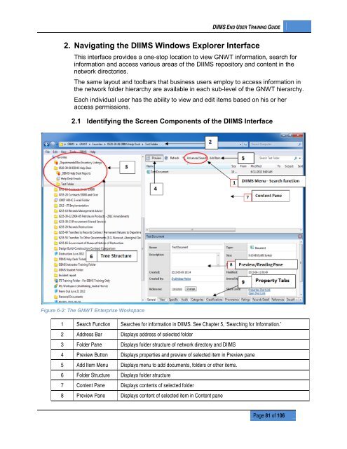 DIIMS End User Guide - Department of Public Works and Services