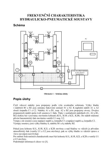 frekvenÄnÃ­ charakteristika hydraulicko-pneumatickÃ© soustavy