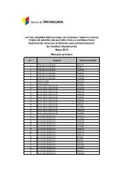 PublicaciÃ³n Listado Clientes FAOV MAYO 2013 - Banco de Venezuela