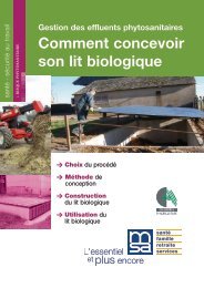 Comment concevoir son lit biologique - Chambre d'agriculture de ...