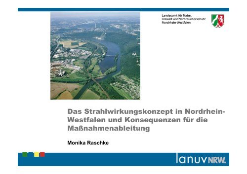 Das Strahlwirkungskonzept in Nordrhein- Westfalen und ...