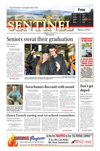 June 6, 2013 PDF Edition - The Sentinel