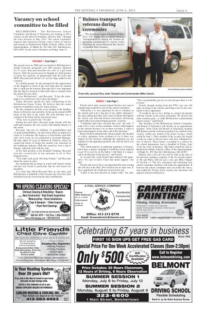 June 6, 2013 PDF Edition - The Sentinel