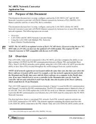 NC-485 Network Converter Application Note - Keri Systems