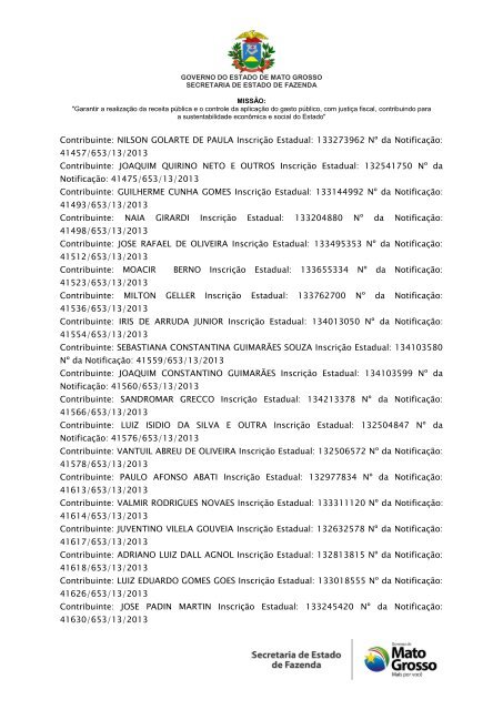 GERÊNCIA DE CONTROLE INFORMATIZADO DE ... - Sefaz