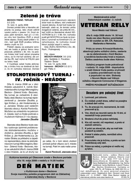 BN Ä. 2 - Obec Beckov
