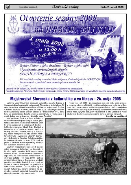 BN Ä. 2 - Obec Beckov