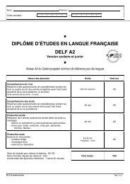 DELF A2 Version junior - CIEP