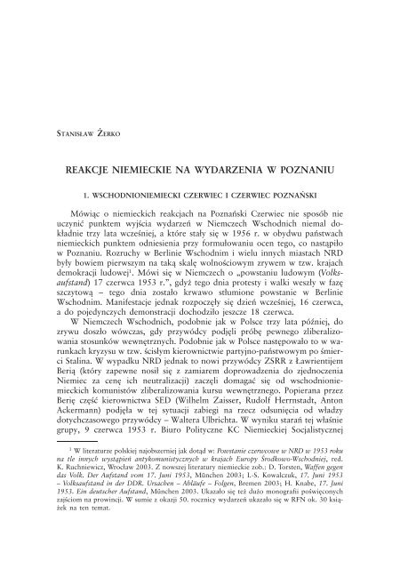 Publikacja w wersji do pobrania (pdf) - Czerwiec '56 - Instytut ...