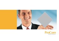 ProCom bringt Transparenz - ProCom GmbH