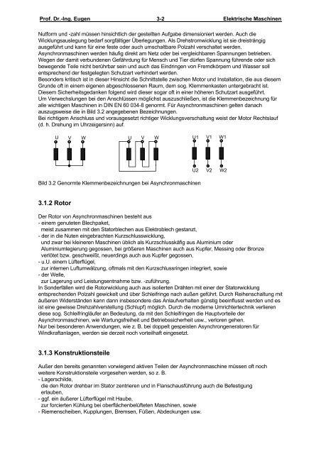 Elektrische Maschinen Teil: 1 u. 2