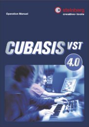 Cubasis VST 4.0 â Manual - School of Computing, Engineering and ...