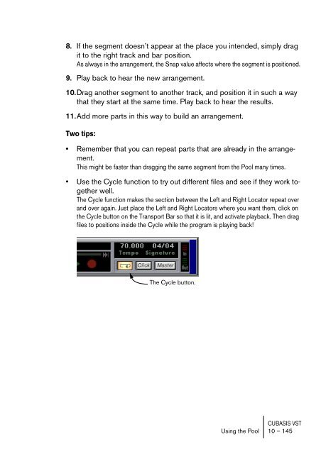 Cubasis VST 4.0 â Manual - School of Computing, Engineering and ...