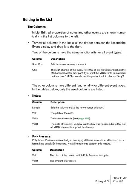 Cubasis VST 4.0 â Manual - School of Computing, Engineering and ...