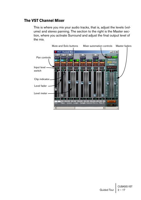 Cubasis VST 4.0 â Manual - School of Computing, Engineering and ...