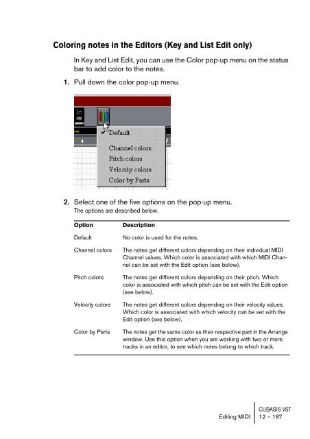 Cubasis VST 4.0 â Manual - School of Computing, Engineering and ...