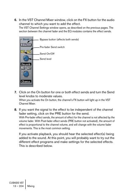 Cubasis VST 4.0 â Manual - School of Computing, Engineering and ...