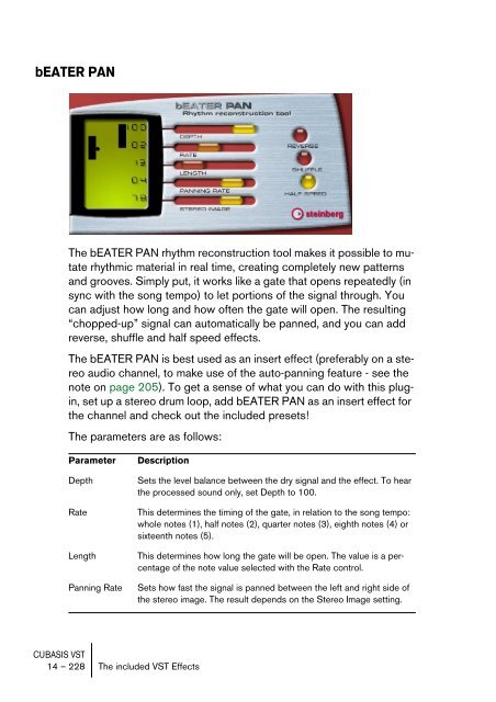 Cubasis VST 4.0 â Manual - School of Computing, Engineering and ...