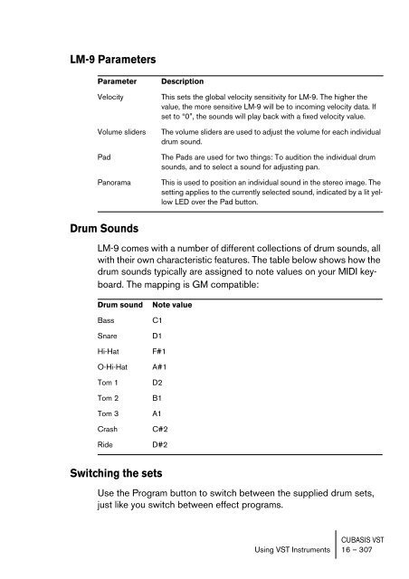 Cubasis VST 4.0 â Manual - School of Computing, Engineering and ...