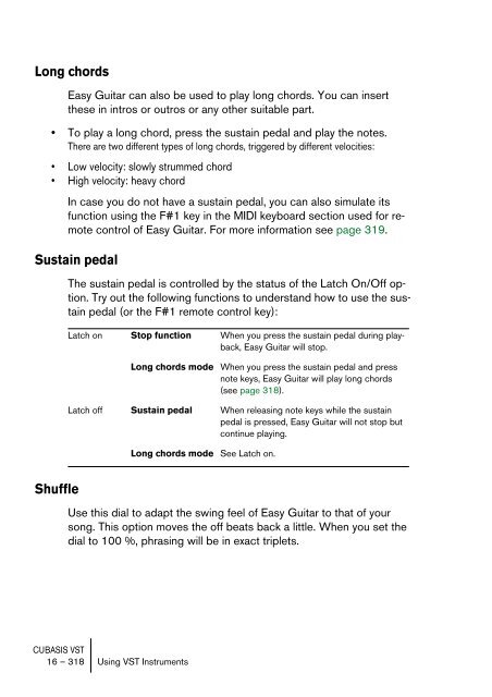 Cubasis VST 4.0 â Manual - School of Computing, Engineering and ...