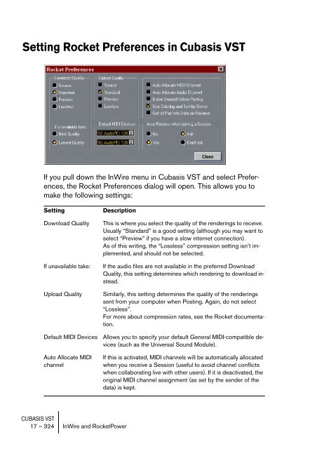 Cubasis VST 4.0 â Manual - School of Computing, Engineering and ...