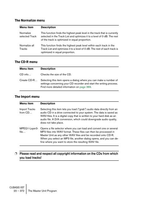 Cubasis VST 4.0 â Manual - School of Computing, Engineering and ...