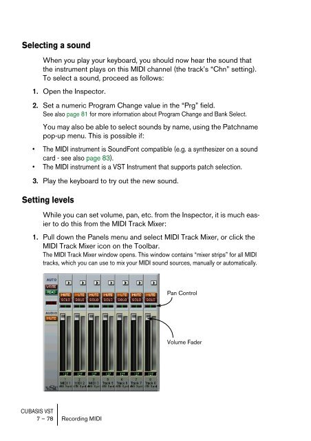 Cubasis VST 4.0 â Manual - School of Computing, Engineering and ...