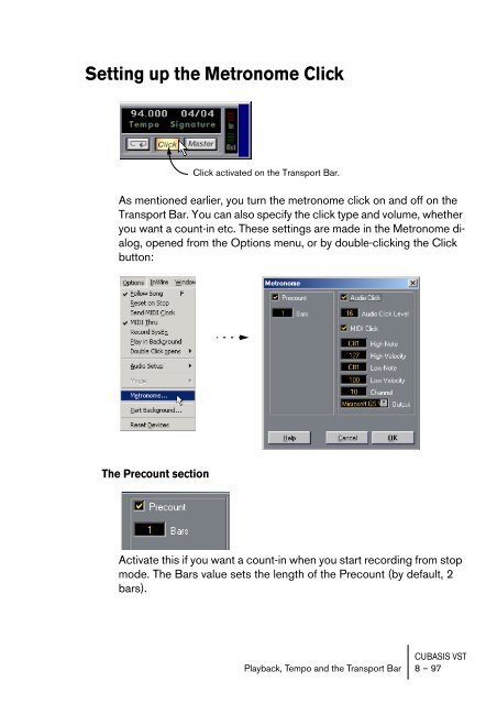 Cubasis VST 4.0 â Manual - School of Computing, Engineering and ...