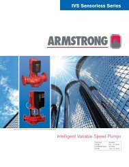 IVS Sensorless Series - Armstrong Pumps