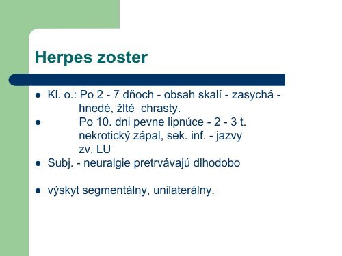 Herpes zoster